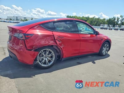 Trzecie zdjęcie samochodu z tyłu: 2023 TESLA MODEL Y VIN:7SAYGDEE2PF768457 - miniatura