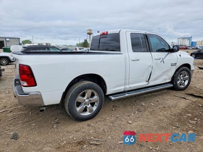 Trzecie zdjęcie samochodu z tyłu: 2018 RAM 1500 SLT VIN:1C6RR7GG7JS311303 - miniatura