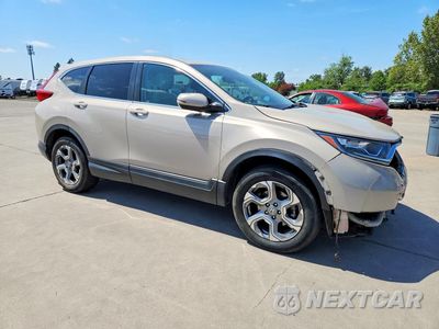Czwarte zdjęcie samochodu z boku: 2019 HONDA CR-V EX VIN:5J6RW2H54KL015209 - miniatura