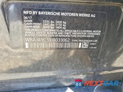 Zdjęcie 13 z 13 samochodu: 2018 BMW 530E VIN:WBAJA9C59JB033062 - miniatura