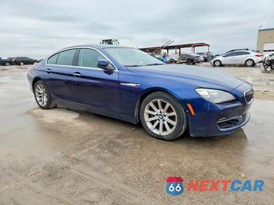 Czwarte zdjęcie samochodu z boku: 2014 BMW 640I XDRIVE SEDAN VIN:WBA6B8C50ED452537 - miniatura