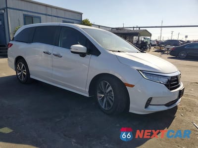 Czwarte zdjęcie samochodu z boku: 2023 HONDA ODYSSEY TOURING VIN:5FNRL6H86PB049548 - miniatura