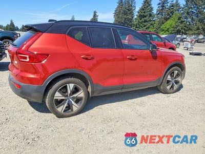 Trzecie zdjęcie samochodu z tyłu: 2022 VOLVO XC40 P8 RECHARGE PLUS VIN:YV4ED3UR6N2691578 - miniatura