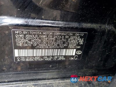 Zdjęcie 12 z 12 samochodu: 2013 LEXUS GS 350 VIN:JTHCE1BL6D5006789 - miniatura