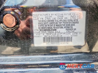 Zdjęcie 12 z 12 samochodu: 2025 NISSAN VERSA S VIN:3N1CN8DV0SL818498 - miniatura