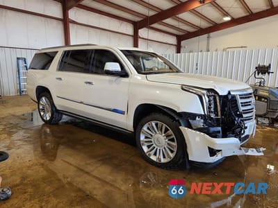 Czwarte zdjęcie samochodu z boku: 2016 CADILLAC ESCALADE ESV PLATINUM VIN:1GYS4KKJ2GR269096 - miniatura