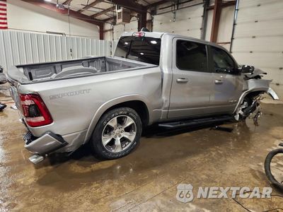 Trzecie zdjęcie samochodu z tyłu: 2021 RAM 1500 LARAMIE VIN:1C6SRFJT2MN669140 - miniatura
