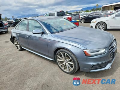 Czwarte zdjęcie samochodu z boku: 2016 AUDI A4 PREMIUM S-LINE VIN:WAUAFAFL9GN015083 - miniatura