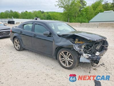 Czwarte zdjęcie samochodu z boku: 2013 DODGE AVENGER SXT VIN:1C3CDZCG2DN717625 - miniatura