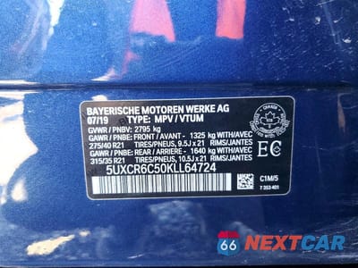 Zdjęcie 14 z 14 samochodu: 2019 BMW X5 VIN:5UXCR6C50KLL64724 - miniatura