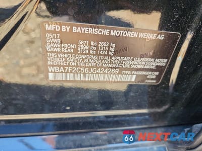 Zdjęcie 13 z 13 samochodu: 2018 BMW 750 XI VIN:WBA7F2C56JG424269 - miniatura