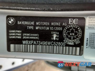 Zdjęcie 13 z 13 samochodu: 2006 BMW X3 2.5I VIN:WBXPA73496WC52800 - miniatura