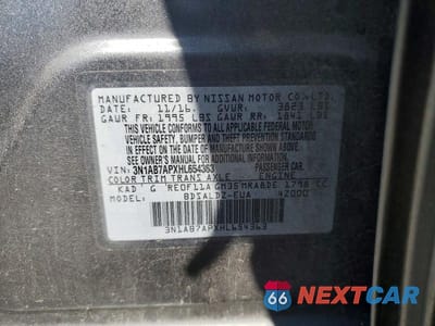 Zdjęcie 12 z 12 samochodu: 2017 NISS SENTRA VIN:3N1AB7APXHL654363 - miniatura