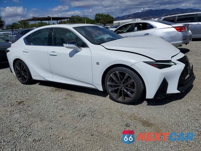 Czwarte zdjęcie samochodu z boku: 2023 LEXUS IS 350 F SPORT VIN:JTHGZ1B2XP5066284 - miniatura