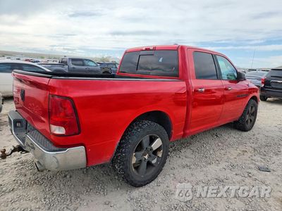 Trzecie zdjęcie samochodu z tyłu: 2012 DODGE RAM 1500 SLT VIN:1C6RD6LT1CS290060 - miniatura