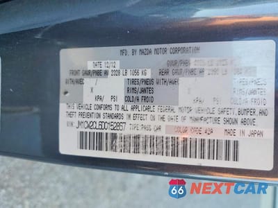 Zdjęcie 13 z 13 samochodu: 2013 MAZDA 5 VIN:JM1CW2CL6D0152867 - miniatura
