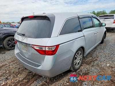 Trzecie zdjęcie samochodu z tyłu: 2011 HONDA ODYSSEY EXL VIN:5FNRL5H6XBB016845 - miniatura