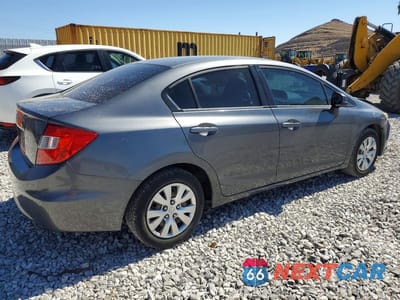 Trzecie zdjęcie samochodu z tyłu: 2012 HONDA CIVIC LX VIN:19XFB2F55CE325421 - miniatura