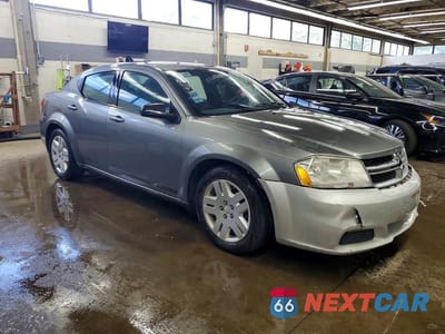 Czwarte zdjęcie samochodu z boku: 2012 DODGE AVENGER SE VIN:1C3CDZAB0CN310893 - miniatura