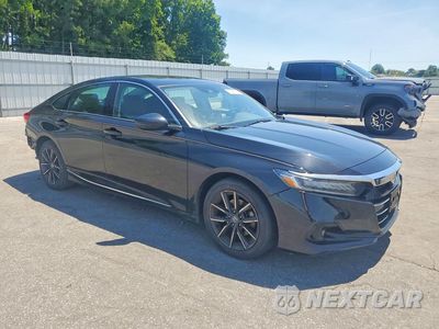 Czwarte zdjęcie samochodu z boku: 2021 HONDA ACCORD EXL VIN:1HGCV1F54MA073087 - miniatura