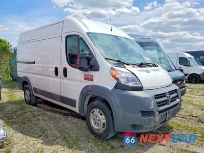 Czwarte zdjęcie samochodu z boku: 2015 RAM PROMASTER 2500 DELIVERY VAN VIN:3C6TRVCD5FE505876 - miniatura