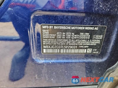 Zdjęcie 12 z 12 samochodu: 2020 BMW X1 SDRIVE28I VIN:WBXJG7C07L5P29031 - miniatura