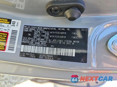Zdjęcie 14 z 14 samochodu: 2022 TOYOTA SIENNA XLE VIN:5TDASKFCXNS053191 - miniatura