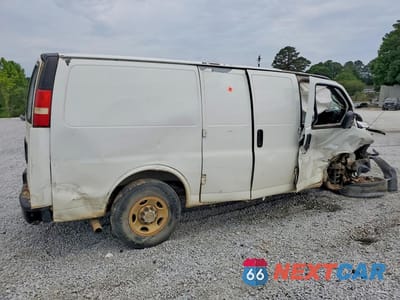 Trzecie zdjęcie samochodu z tyłu: 2011 CHEVROLET EXPRESS G2500 VIN:1GCWGFFA1B1132321 - miniatura
