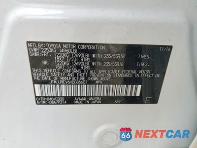 Zdjęcie 12 z 12 samochodu: 2017 TOYOTA RAV4 HV SE VIN:JTMJJREV6HD086607 - miniatura
