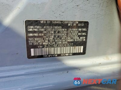 Zdjęcie 13 z 13 samochodu: 2022 SUBARU CROSSTREK LIMITED VIN:JF2GTHMC4N8241627 - miniatura