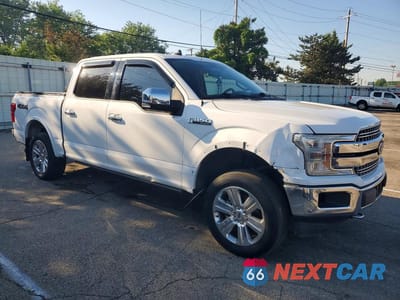 Czwarte zdjęcie samochodu z boku: 2019 FORD F150 SUPERCREW VIN:1FTEW1E4XKFC05525 - miniatura