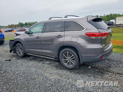 Drugie zdjęcie samochodu z przodu: 2018 TOYOTA HIGHLANDER XLE VIN:5TDJZRFH8JS554641 - miniatura