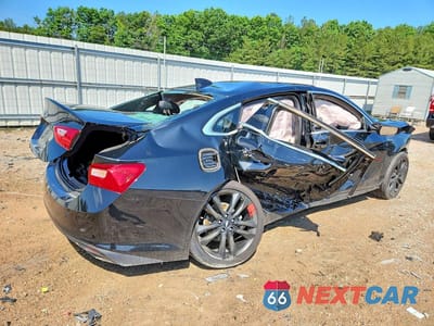 Trzecie zdjęcie samochodu z tyłu: 2018 CHEVROLET MALIBU LT VIN:1G1ZD5ST4JF249473 - miniatura