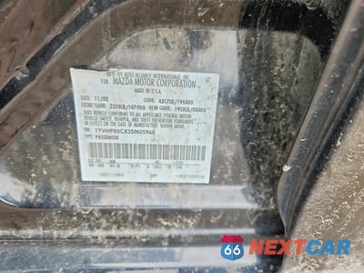 Zdjęcie 12 z 12 samochodu: 2003 MAZDA 6 I VIN:1YVHP80CX35M05968 - miniatura