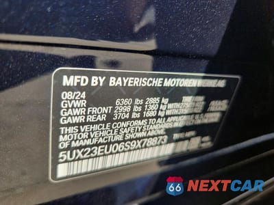 Zdjęcie 13 z 13 samochodu: 2025 BMW X5 XDRIVE40I VIN:5UX23EU06S9X78873 - miniatura