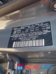 Zdjęcie 14 z 14 samochodu: 2026 HYUNDAI VENUE SEL VIN:KMHRC8A31TU454501 - miniatura