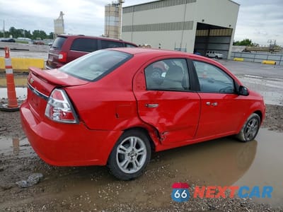 Trzecie zdjęcie samochodu z tyłu: 2009 CHEVROLET AVEO LT VIN:KL1TG56E59B323672 - miniatura