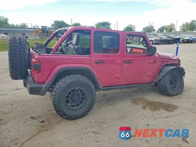 Trzecie zdjęcie samochodu z tyłu: 2021 JEEP WRANGLER UNLIMITED RUBICON VIN:1C4HJXFG5MW852070 - miniatura