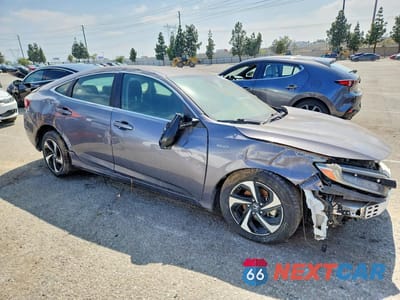 Czwarte zdjęcie samochodu z boku: 2021 HONDA INSIGHT EX VIN:19XZE4F53ME011400 - miniatura