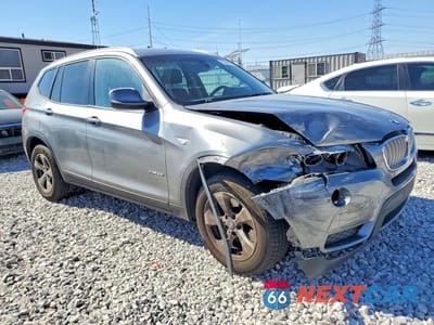 Czwarte zdjęcie samochodu z boku: 2012 BMW X3 XDRIVE28I VIN:5UXWX5C54CL717948 - miniatura