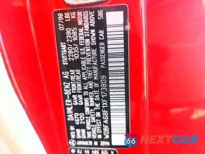 Zdjęcie 13 z 13 samochodu: 1999 MERCEDES-BENZ SL 500 VIN:WDBFA68F1XF173809 - miniatura