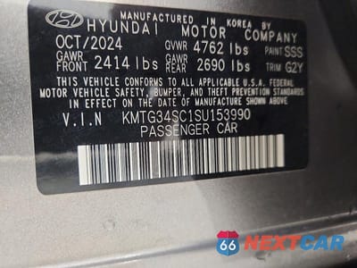 Zdjęcie 12 z 12 samochodu: 2025 GENESIS G70 2.5T STANDARD VIN:KMTG34SC1SU153990 - miniatura