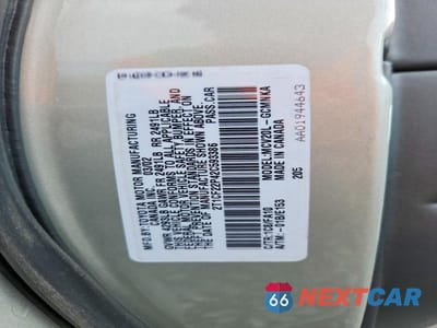 Zdjęcie 12 z 12 samochodu: 2002 TOYOTA CAMRY SOLARA SE V6 VIN:2T1CF22P42C593386 - miniatura