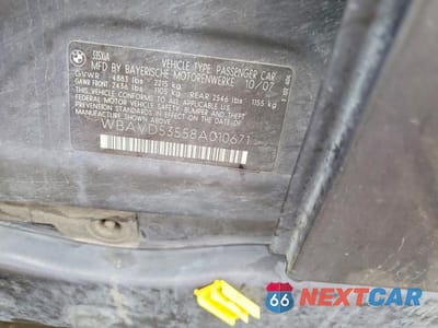 Zdjęcie 13 z 13 samochodu: 2008 BMW 335 XI VIN:WBAVD53558A010671 - miniatura