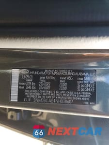 Zdjęcie 13 z 13 samochodu: 2022 HYUNDAI TUCSON SEL VIN:5NMJBCAE4NH038607 - miniatura