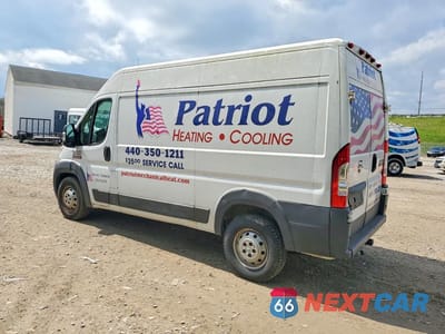 Drugie zdjęcie samochodu z przodu: 2017 RAM PROMASTER 2500 2500 HIGH VIN:3C6TRVCG4HE546819 - miniatura