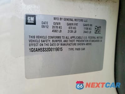 Zdjęcie 12 z 12 samochodu: 2013 CADILLAC ATS LUXURY VIN:1G6AH5S32D0119615 - miniatura