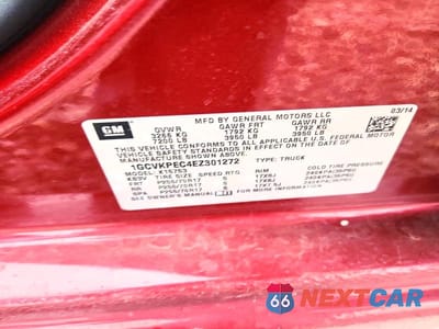Zdjęcie 12 z 12 samochodu: 2014 CHEVROLET SILVERADO K1500 VIN:1GCVKPEC4EZ301272 - miniatura