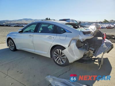 Drugie zdjęcie samochodu z przodu: 2019 HONDA ACCORD HYBRID VIN:1HGCV3F18KA020320 - miniatura