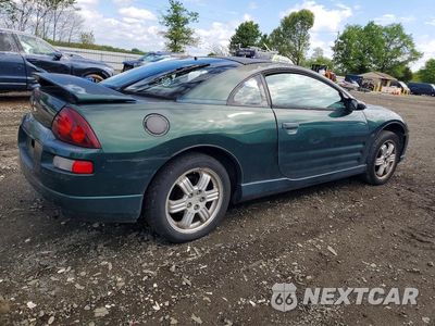 Trzecie zdjęcie samochodu z tyłu: 2001 MITSUBISHI ECLIPSE GT VIN:4A3AC54H91E139585 - miniatura